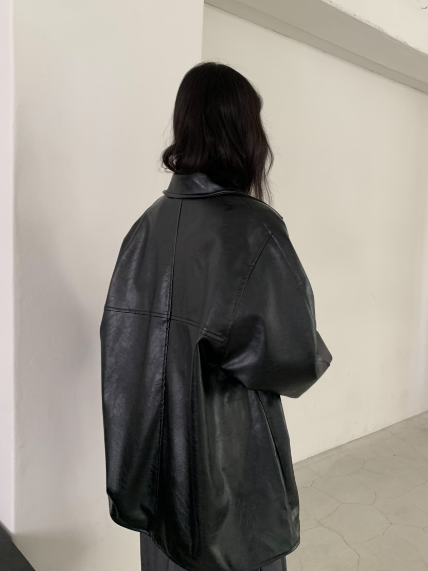 MOSMOS東大門實拍女士新品人氣時尚推薦熱賣真品夾克皮革MOSMOS夾克