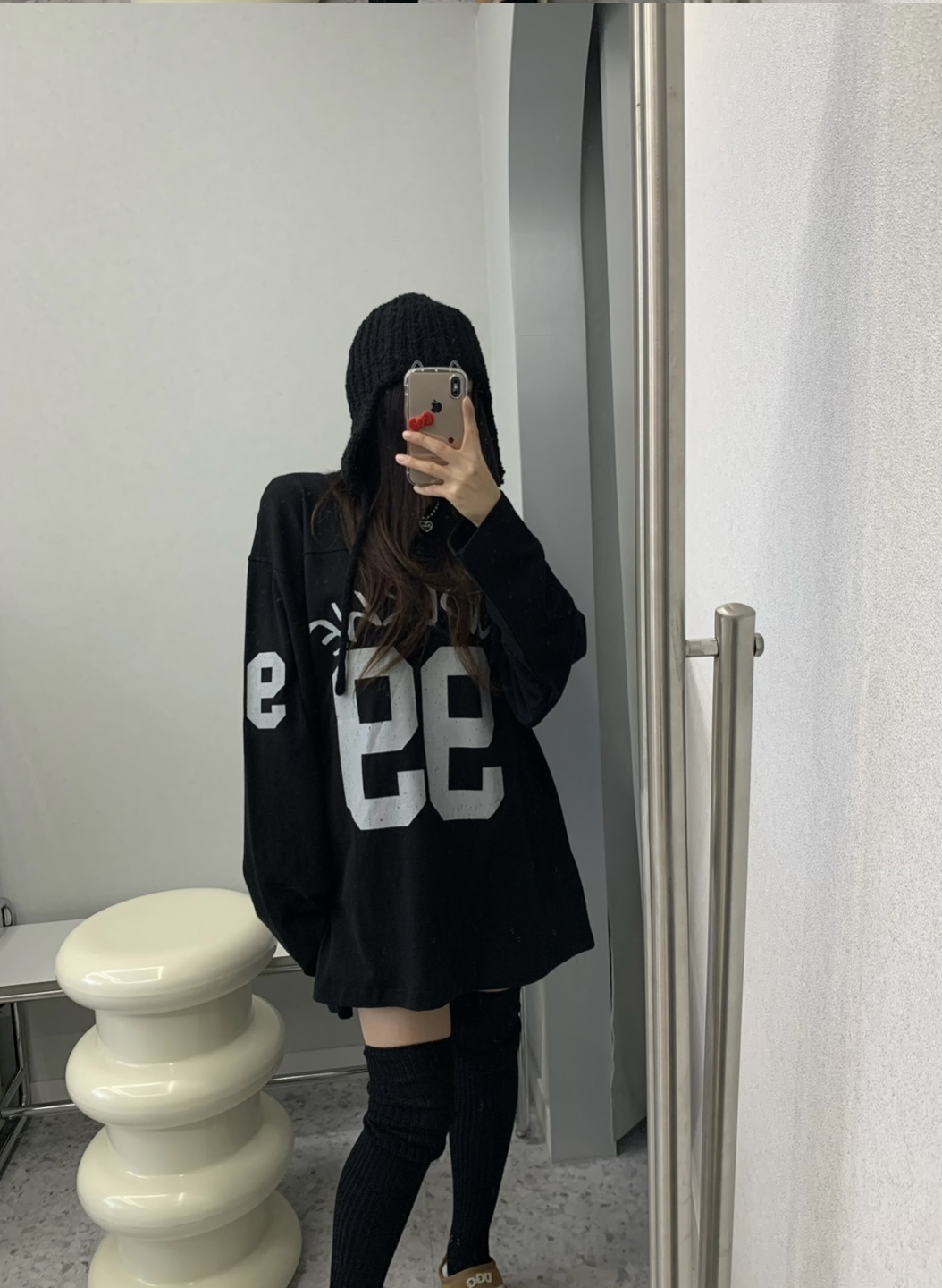 OKIE韓國直郵女士新款休閑推薦真品時尚熱賣人氣長袖T恤印花OKIE長袖T恤圖色2