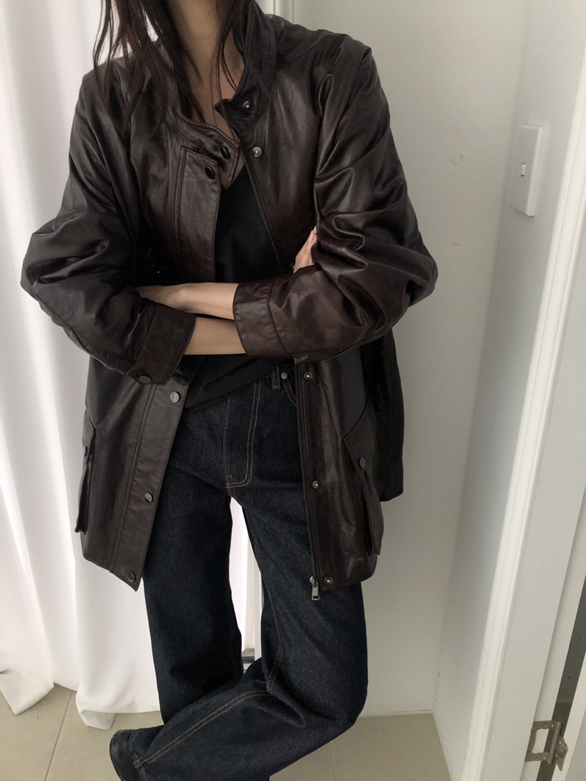 ATHEA東大門直郵女裝新品休閑熱賣推薦人氣時尚真品夾克羊皮ATHEA夾克