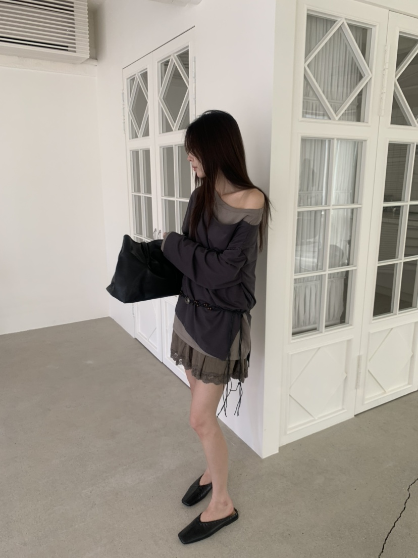 LE AVE東大門實拍女士新款推薦人氣真品休閑熱賣長袖T恤LE AVE長袖T恤