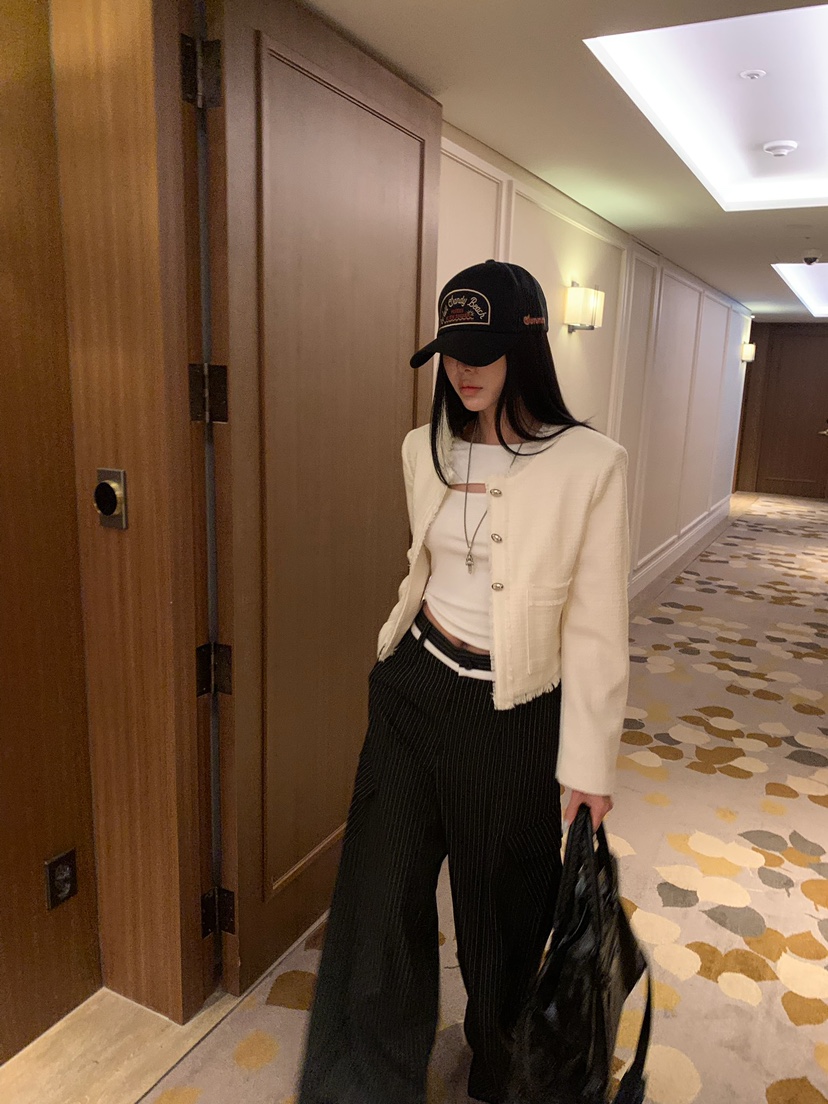 BADCALM東大門代購女裝新品真品人氣推薦休閑時尚夾克花呢BADCALM夾克