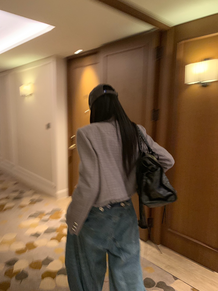 BADCALM東大門代購女裝新品真品人氣推薦休閑時尚夾克花呢BADCALM夾克