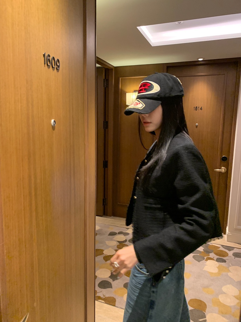 BADCALM東大門代購女裝新品真品人氣推薦休閑時尚夾克花呢BADCALM夾克