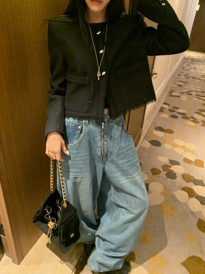 BADCALM東大門代購女裝新品真品人氣推薦休閑時尚夾克花呢BADCALM夾克