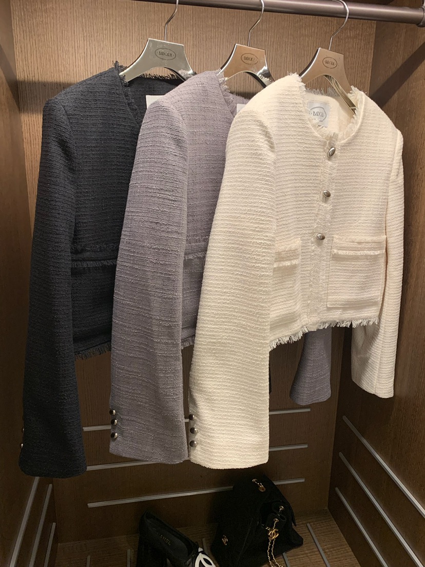 BADCALM東大門代購女裝新品真品人氣推薦休閑時尚夾克花呢BADCALM夾克