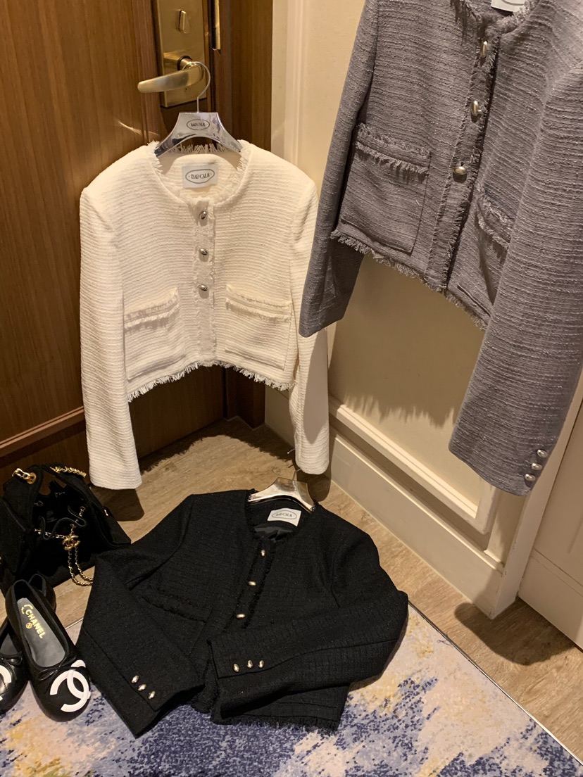 BADCALM東大門代購女裝新品真品人氣推薦休閑時尚夾克花呢BADCALM夾克