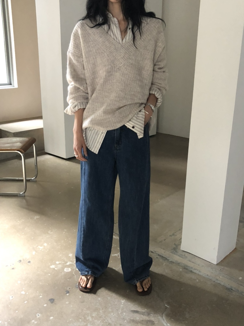 MOVENNE韓國代購女士新款休閑推薦時尚人氣真品熱賣牛仔褲MOVENNE牛仔褲