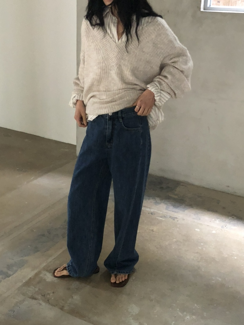 MOVENNE韓國代購女士新款休閑推薦時尚人氣真品熱賣牛仔褲MOVENNE牛仔褲