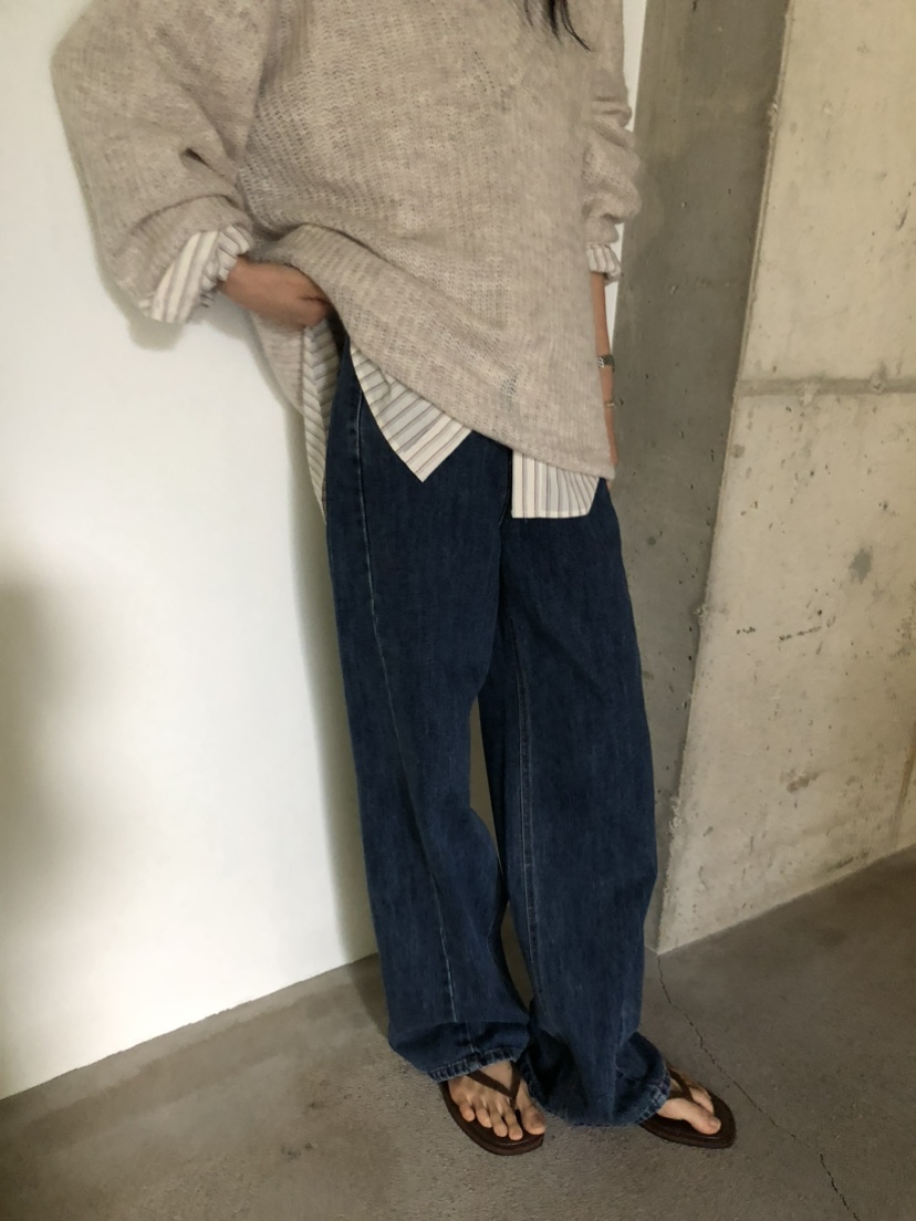 MOVENNE韓國代購女士新款休閑推薦時尚人氣真品熱賣牛仔褲MOVENNE牛仔褲