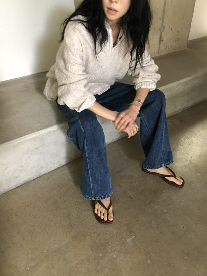 MOVENNE韓國代購女士新款休閑推薦時尚人氣真品熱賣牛仔褲MOVENNE牛仔褲