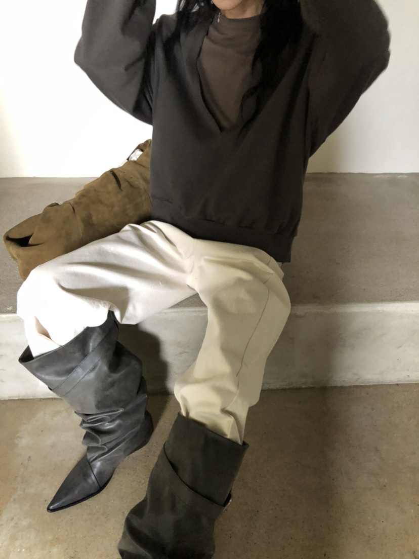 MOVENNE韓國代購女士新款休閑推薦時尚人氣真品熱賣牛仔褲MOVENNE牛仔褲