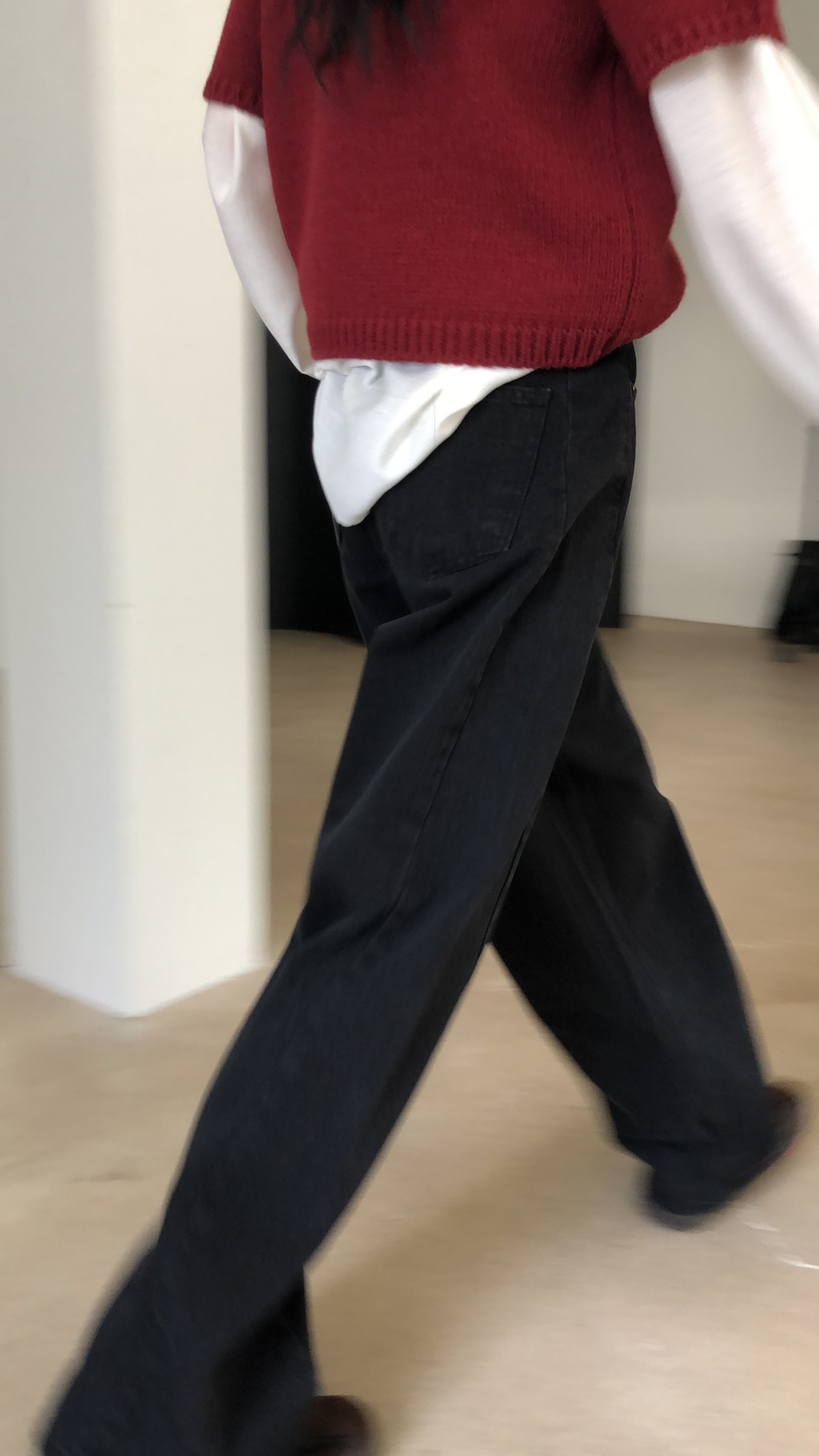 MOVENNE韓國代購女士新款休閑推薦時尚人氣真品熱賣牛仔褲MOVENNE牛仔褲