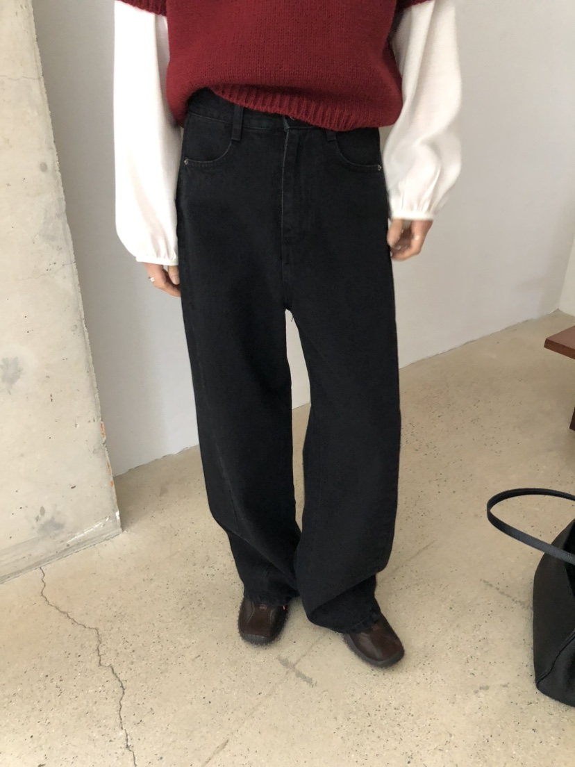 MOVENNE韓國代購女士新款休閑推薦時尚人氣真品熱賣牛仔褲MOVENNE牛仔褲