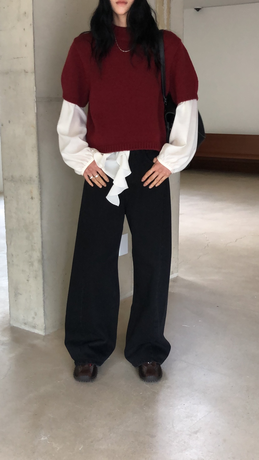MOVENNE韓國代購女士新款休閑推薦時尚人氣真品熱賣牛仔褲MOVENNE牛仔褲