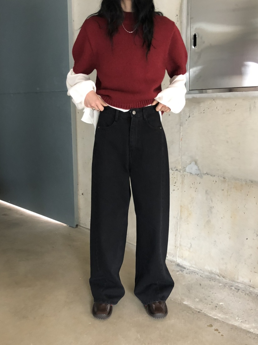 MOVENNE韓國代購女士新款休閑推薦時尚人氣真品熱賣牛仔褲MOVENNE牛仔褲