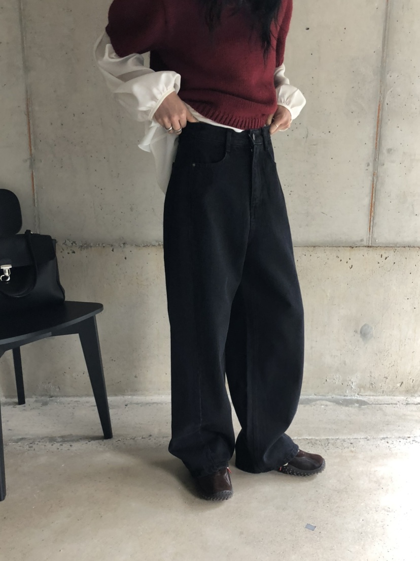MOVENNE韓國代購女士新款休閑推薦時尚人氣真品熱賣牛仔褲MOVENNE牛仔褲