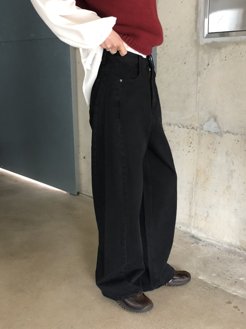 MOVENNE韓國代購女士新款休閑推薦時尚人氣真品熱賣牛仔褲MOVENNE牛仔褲
