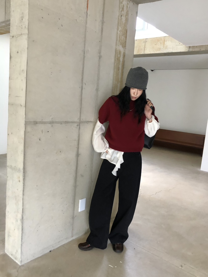 MOVENNE韓國代購女士新款休閑推薦時尚人氣真品熱賣牛仔褲MOVENNE牛仔褲