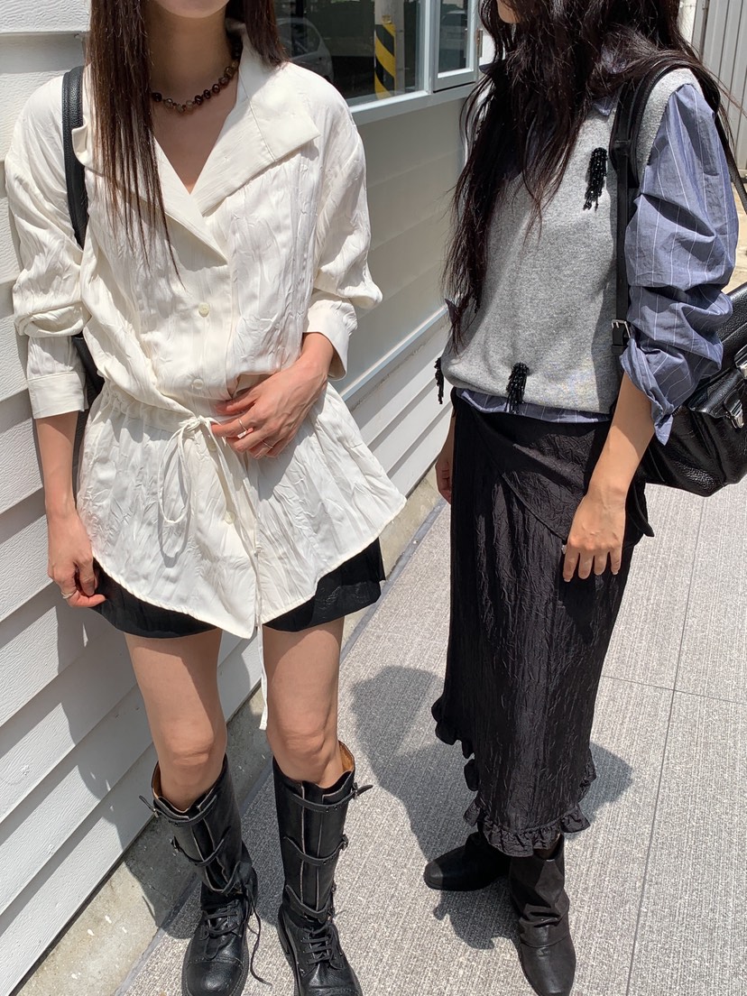 MURMUR東大門直郵女裝新品時尚休閑真品推薦熱賣襯衫蕾絲衫MURMUR襯衫/蕾絲衫
