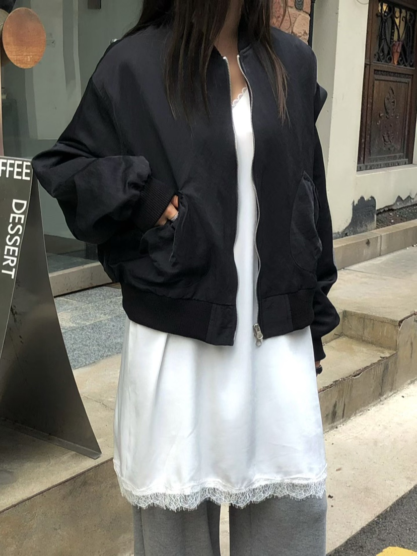 ONDO-P韓國代購女裝新品人氣休閑推薦真品時尚熱賣夾克口袋ONDO-P夾克