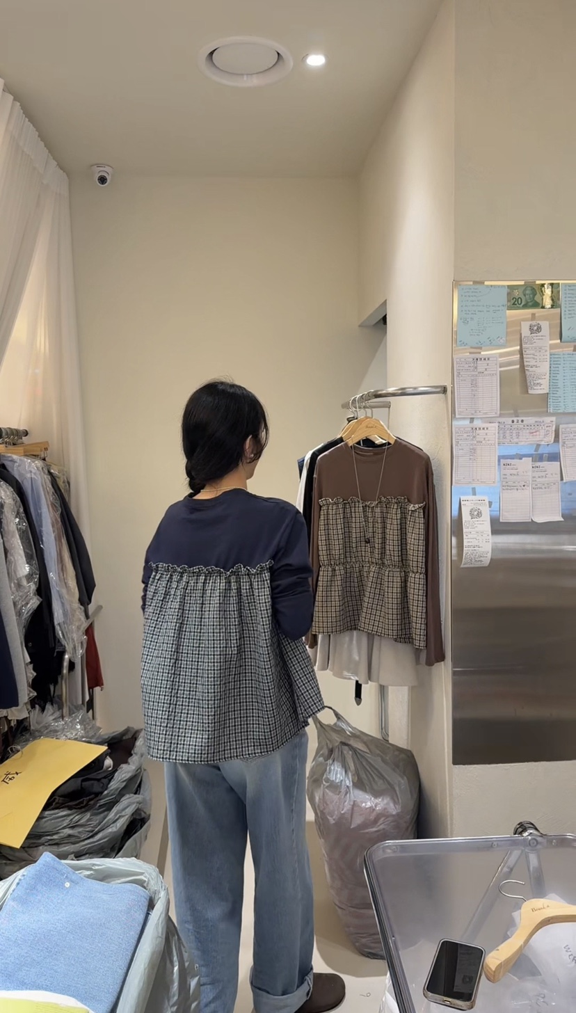 BOUND.A韓國代購女士新品時尚推薦熱賣真品人氣休閑長袖T恤BOUND.A長袖T恤