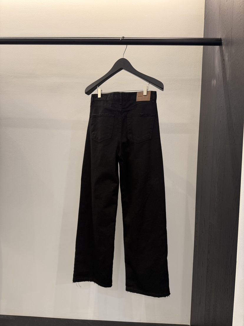MURMUR韓國直郵女裝新品熱賣時尚休閑推薦真品牛仔褲黑色MURMUR牛仔褲