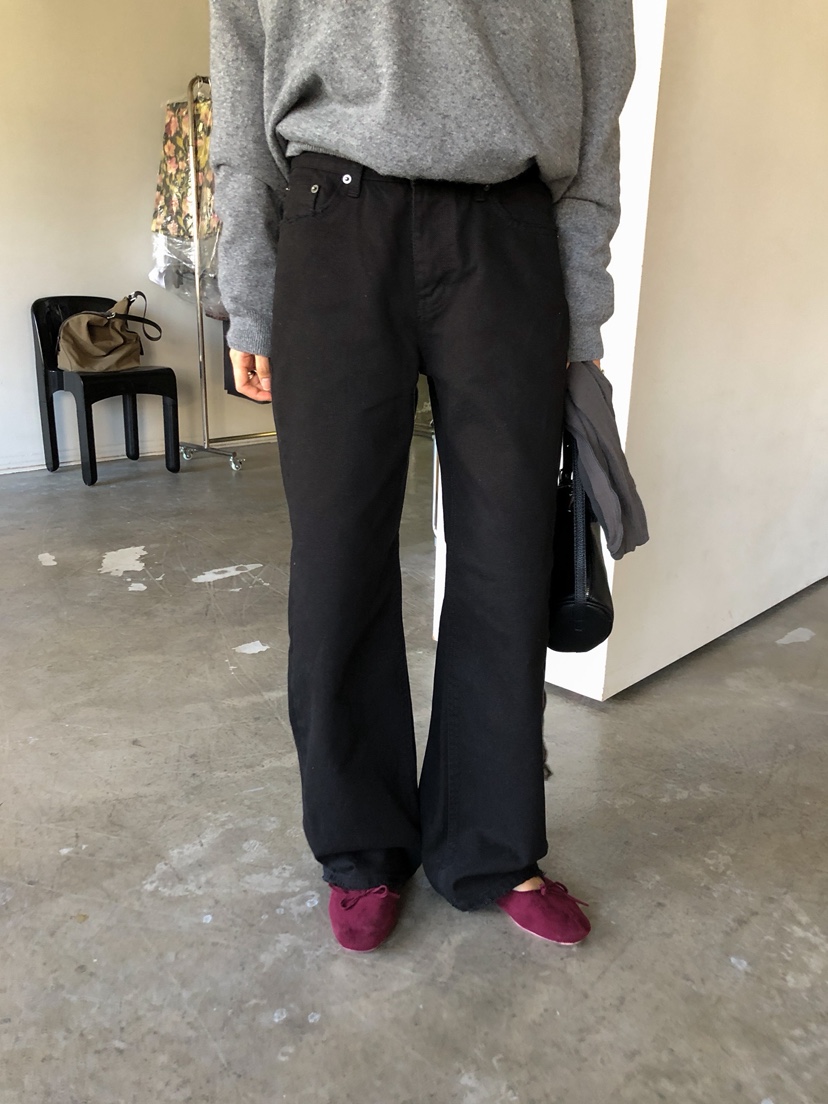 MURMUR韓國直郵女裝新品熱賣時尚休閑推薦真品牛仔褲黑色MURMUR牛仔褲