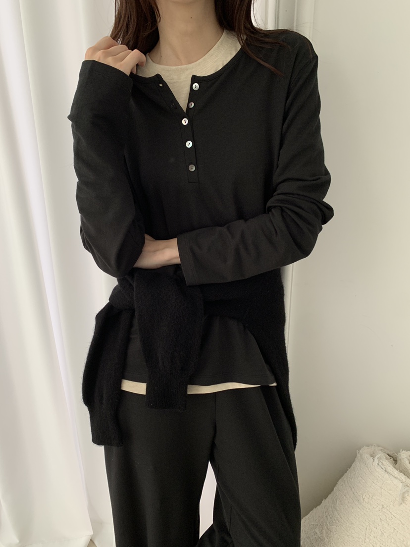 ATHEA韓國直郵女裝新款休閑推薦真品人氣熱賣時尚長袖T恤ATHEA長袖T恤圖色2