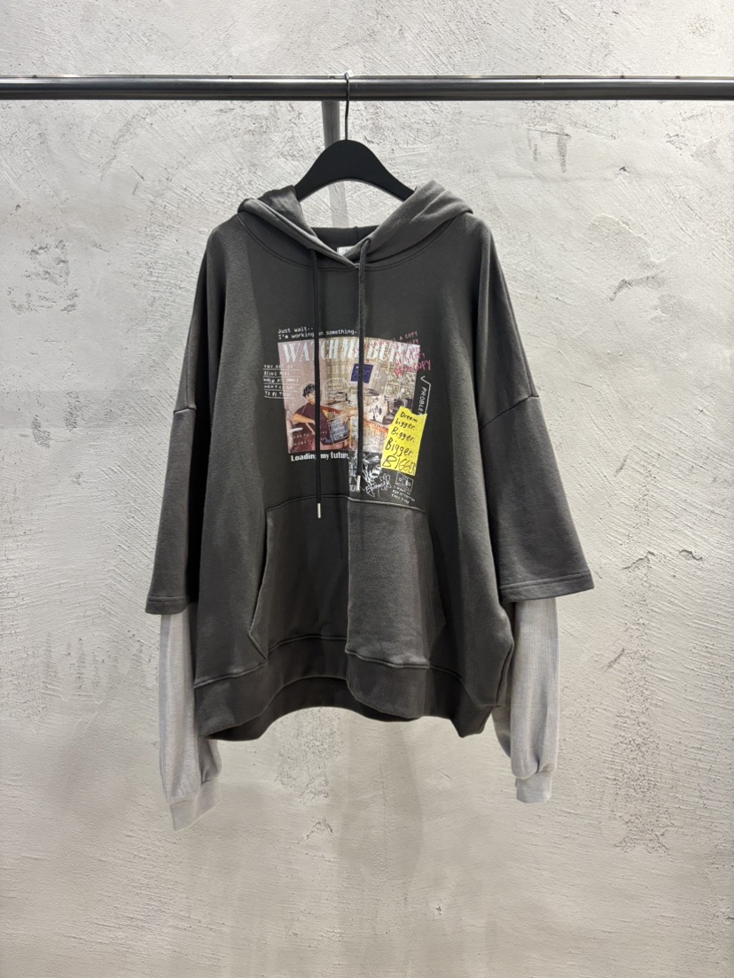 SUGAR CASE東大門直郵女士新品推薦時尚衛衣華夫格連帽衫SUGAR CASE衛衣圖色1