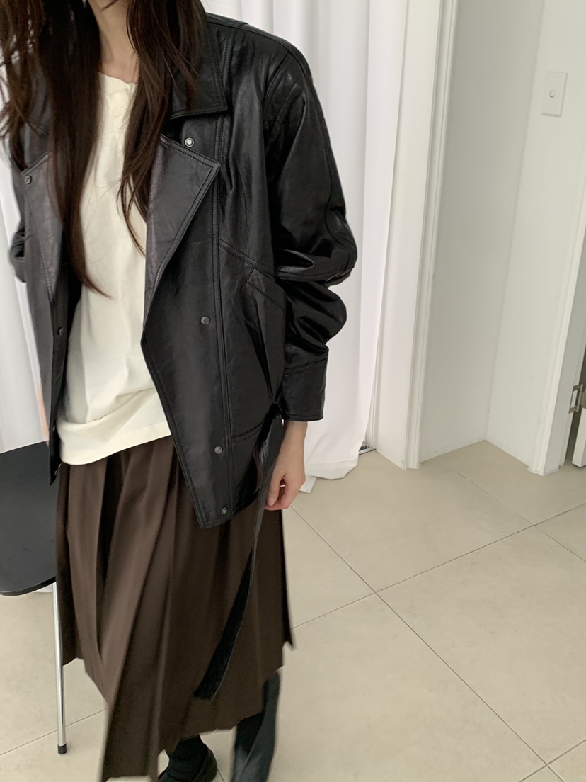 ATHEA東大門代購女士新款人氣熱賣時尚推薦真品休閑皮衣羊皮ATHEA皮衣
