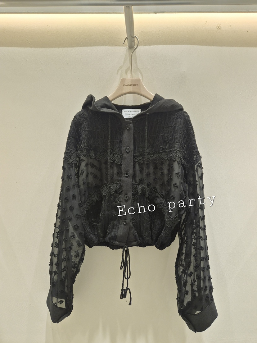 ECHOPARTY東大門代購女士新品熱賣休閑推薦人氣襯衫蕾絲衫Echo party襯衫/蕾絲衫圖色2