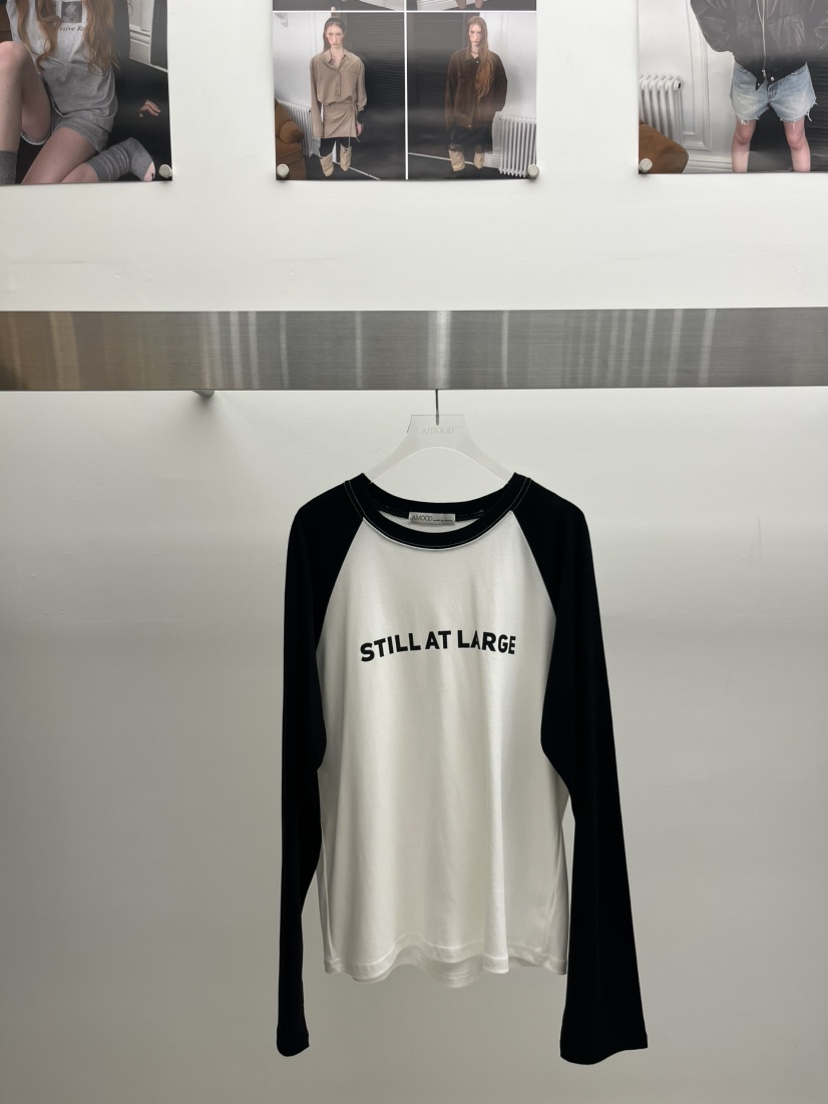 AMOOD韓國代購女士新款推薦真品時尚休閑熱賣人氣長袖T恤AMOOD長袖T恤圖色3