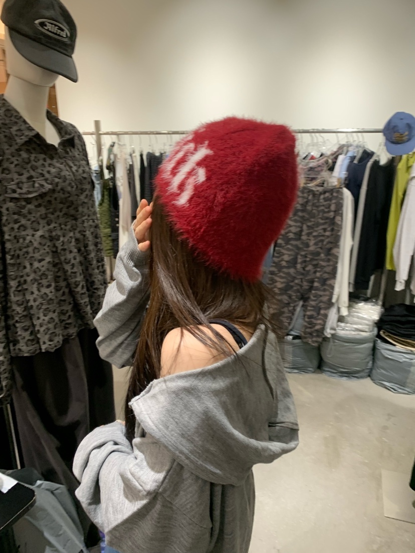 OKIE東大門代購女裝新品推薦時尚熱賣真品休閑人氣帽子貂皮OKIE帽子