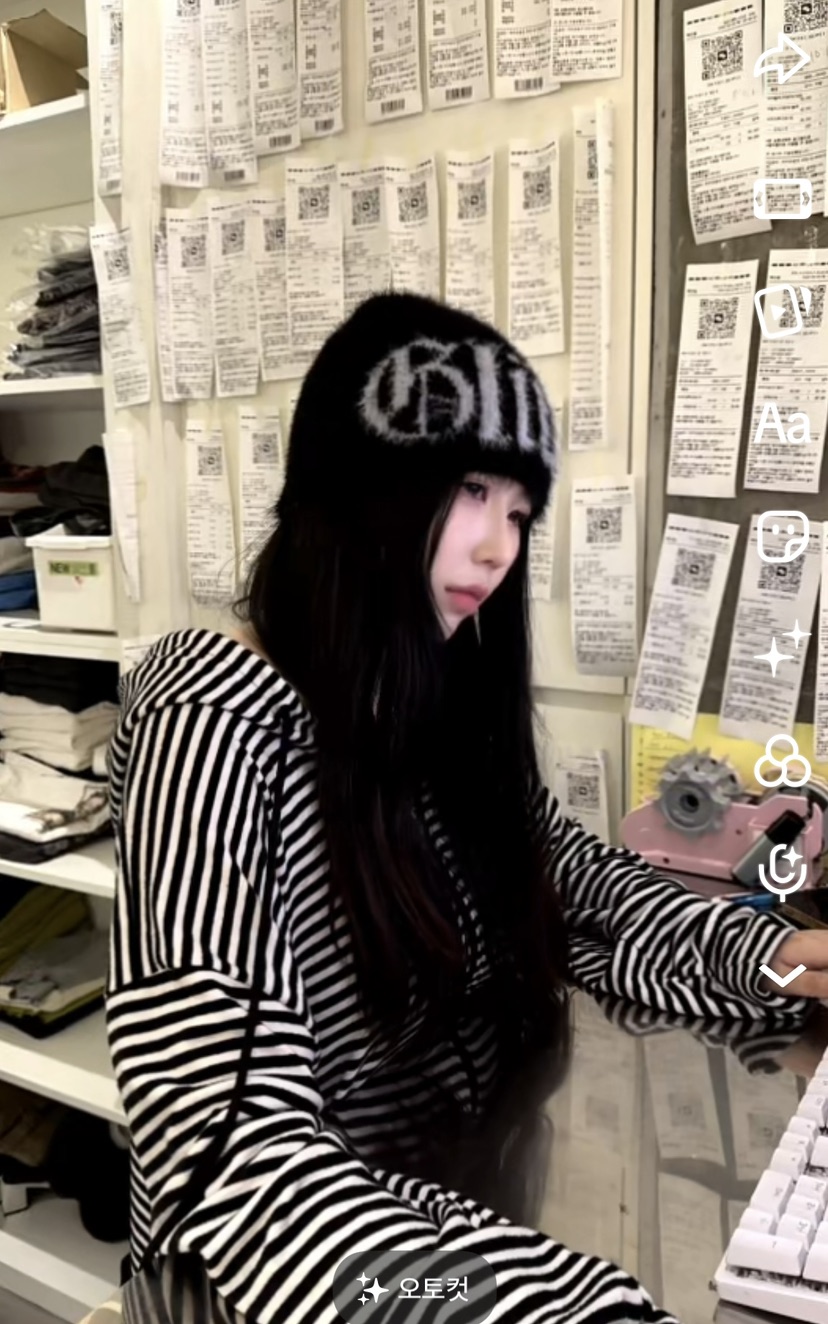 OKIE東大門代購女裝新品推薦時尚熱賣真品休閑人氣帽子貂皮OKIE帽子圖色2