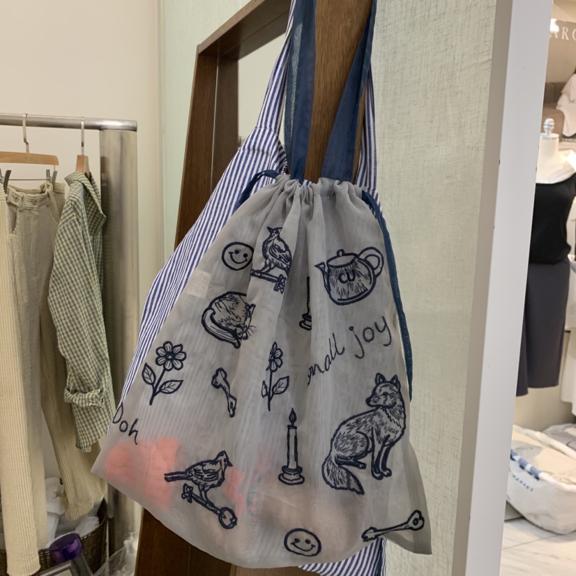 DOHWAJI東大門代購女士新款熱賣真品時尚休閑單肩斜跨包刺繡DOHWAJI單肩/斜跨包圖色1