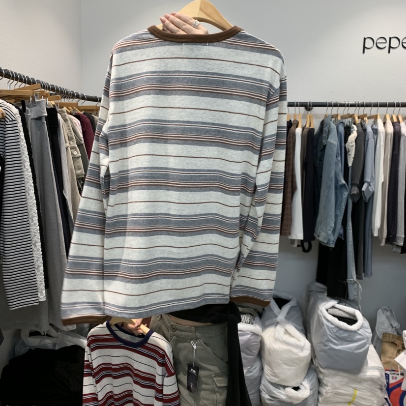 ALMOND PEPE東大門代購女裝新品熱賣推薦人氣真品長袖T恤ALMOND PEPE長袖T恤