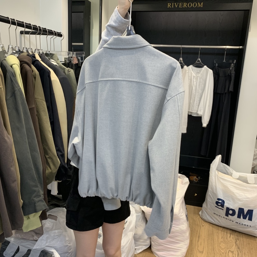 RIVEROOM東大門實拍女裝新品人氣推薦休閑熱賣真品夾克絨RIVEROOM夾克