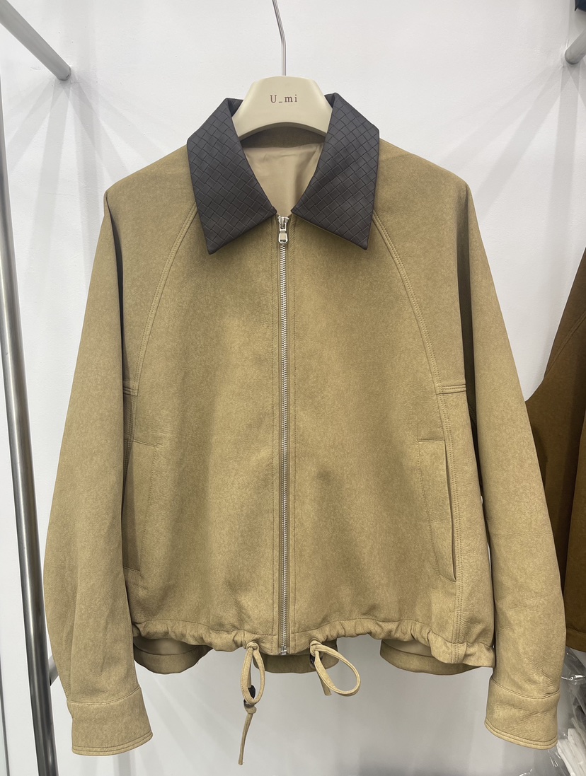 U_MI東大門直郵女裝新品推薦真品熱賣時尚休閑夾克絨面革U_mi夾克圖色2