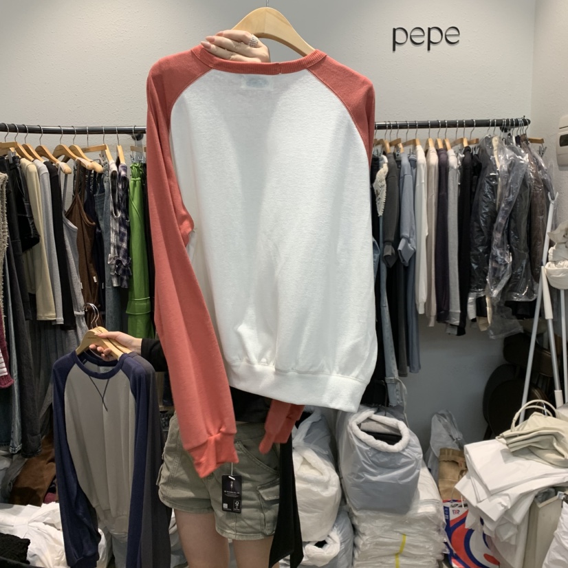 ALMOND PEPE東大門實拍女士新品真品人氣熱賣休閑長袖T恤ALMOND PEPE長袖T恤