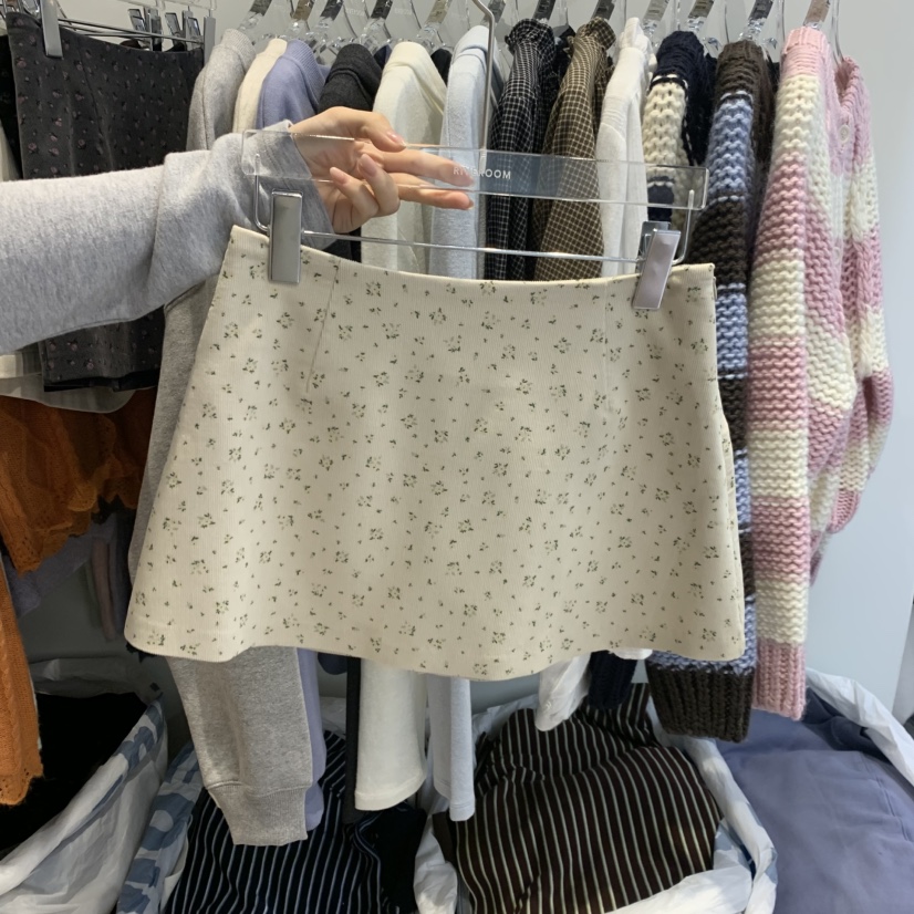 RIVEROOM韓國代購女裝新款真品人氣時尚熱賣休閑推薦短裙RIVEROOM短裙圖色1