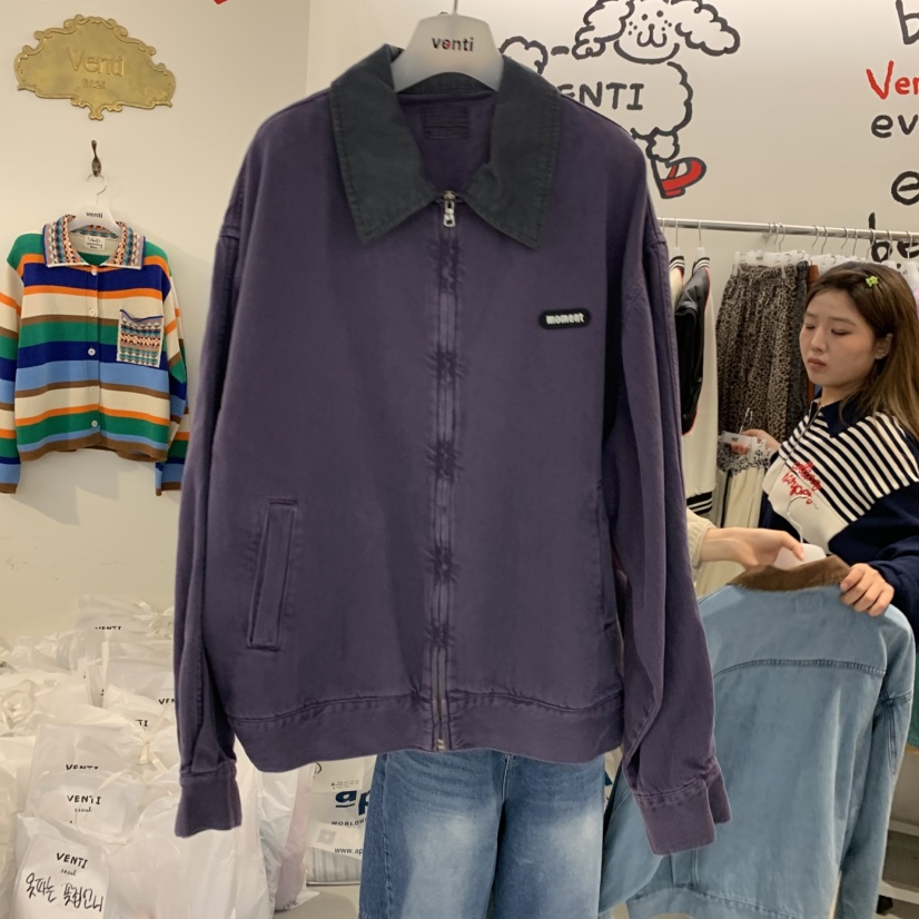 VENTI韓國代購女士新品人氣推薦熱賣真品時尚休閑夾克VENTI夾克圖色2
