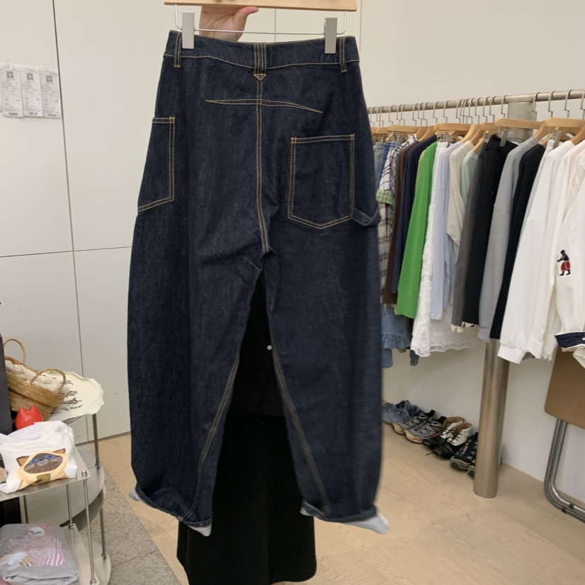 DOHWAJI東大門代購女裝新款時尚熱賣人氣推薦真品休閑牛仔褲DOHWAJI牛仔褲