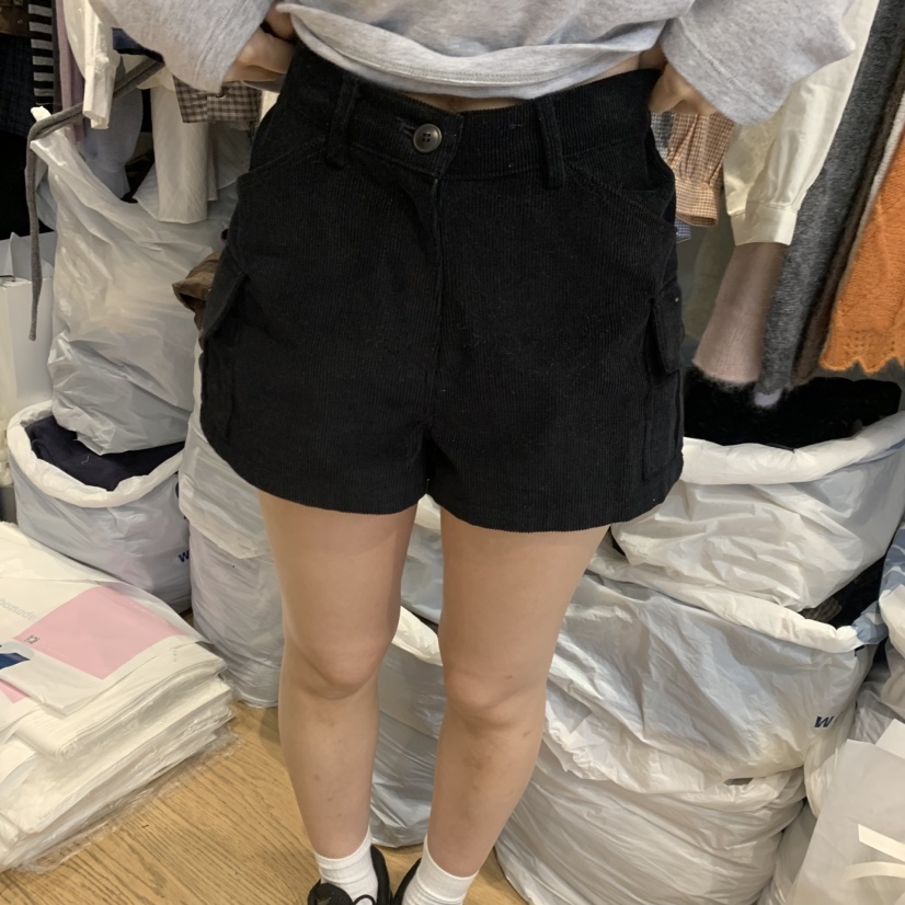 RIVEROOM韓國直郵女士新款人氣休閑時尚熱賣推薦短褲口袋RIVEROOM短褲圖色3