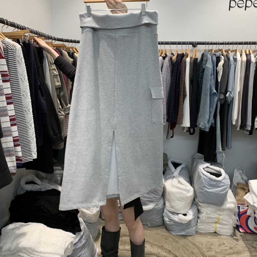 ALMOND PEPE韓國直郵女士新品人氣真品熱賣推薦休閑長裙ALMOND PEPE長裙