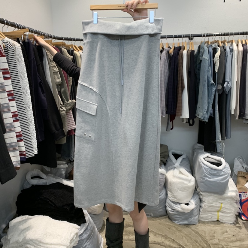ALMOND PEPE韓國直郵女士新品人氣真品熱賣推薦休閑長裙ALMOND PEPE長裙圖色1