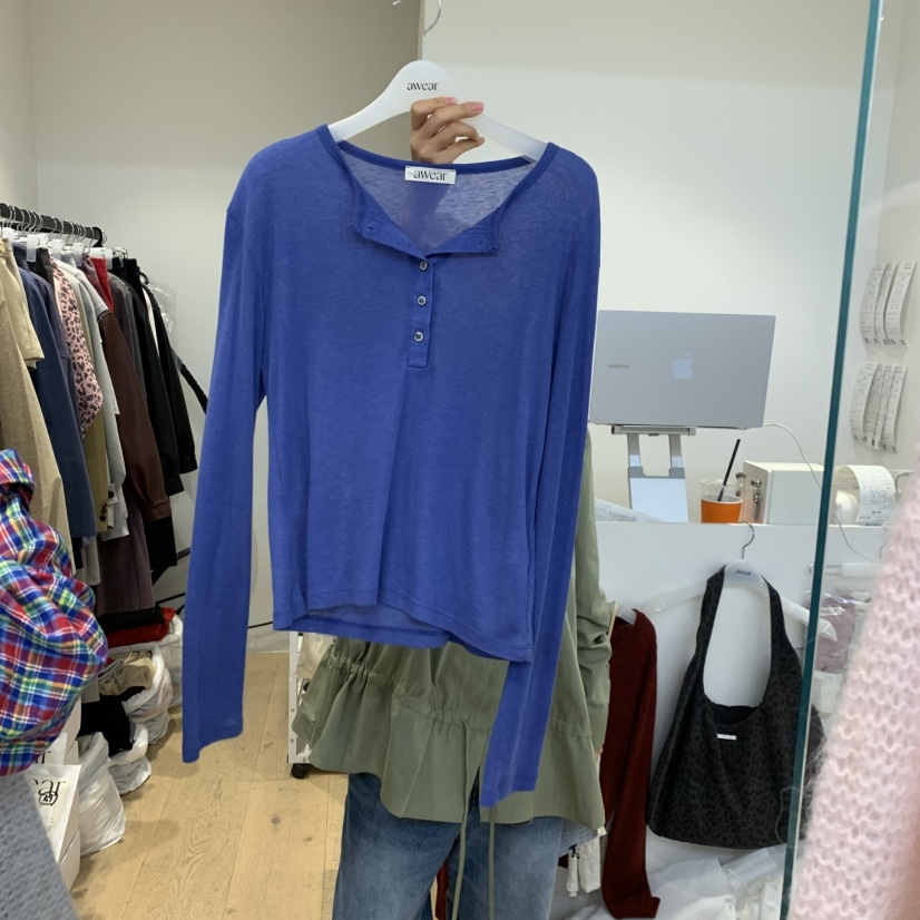 RUMIRU/AWEAR韓國直郵女裝新品真品推薦人氣時尚長袖T恤awear/RUMIRU長袖T恤圖色2