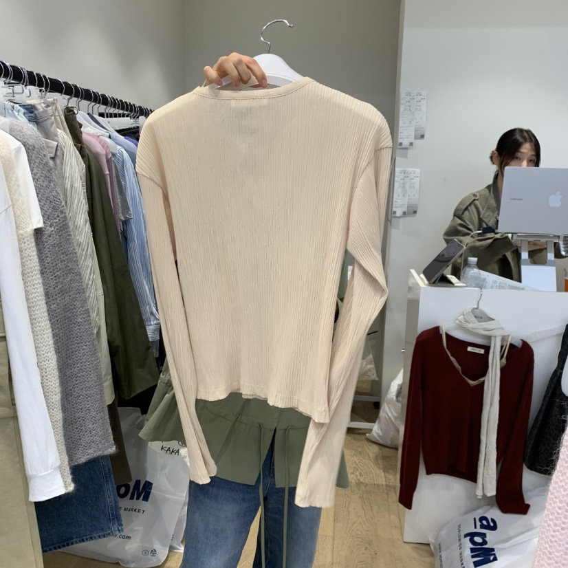 RUMIRU/AWEAR東大門實拍女士新品推薦熱賣人氣開衫開衫紐扣awear/RUMIRU開衫