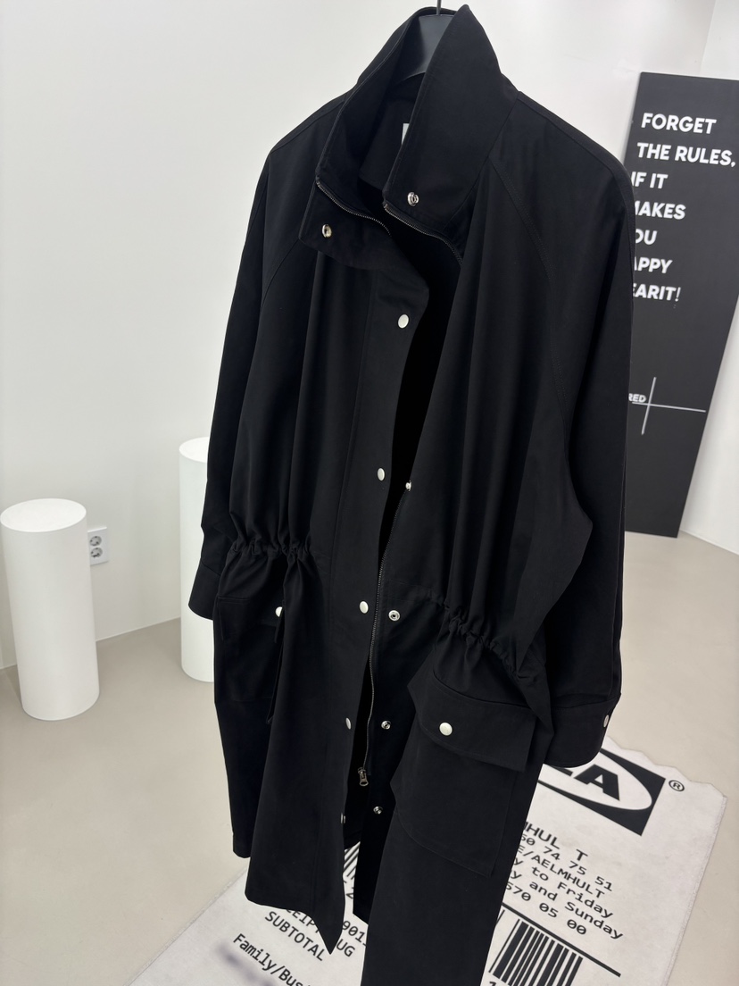 RED-A東大門代購女士新款休閑時尚熱賣長款風衣復古長款RED-A長款風衣圖色2