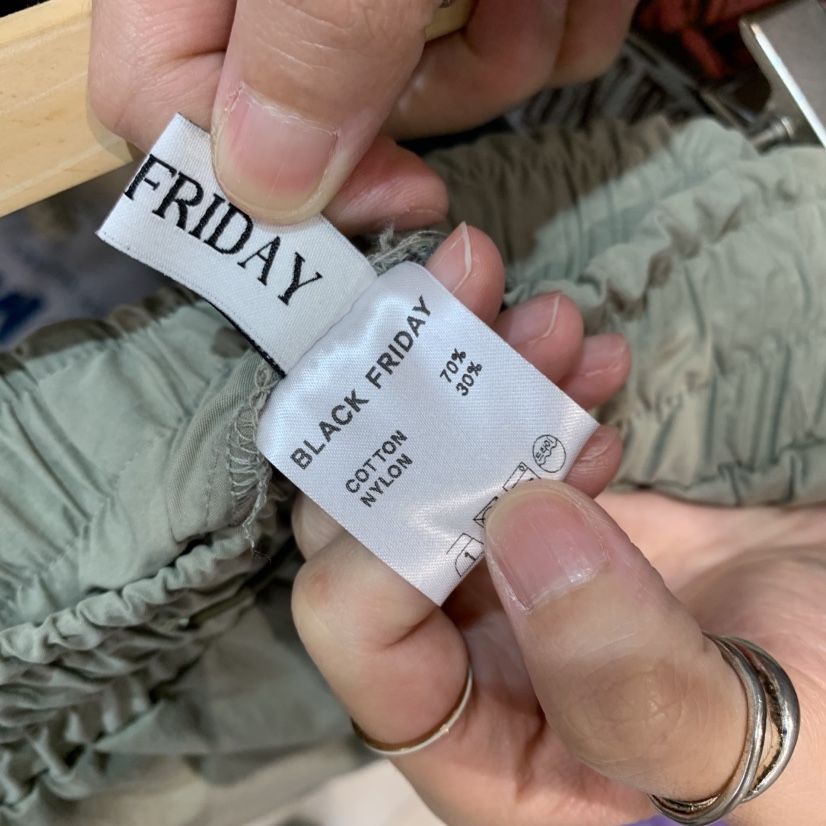BLACKFRIDAY東大門實拍女士新款人氣時尚推薦真品休閑休閑褲BLACK FRIDAY休閑褲