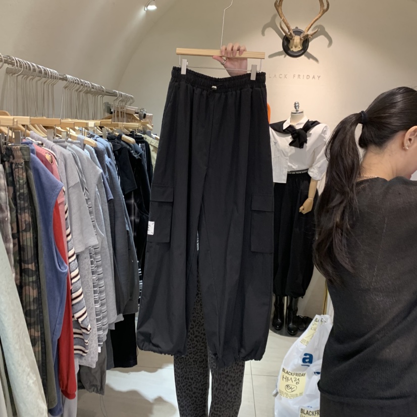 BLACKFRIDAY東大門實拍女士新款人氣時尚推薦真品休閑休閑褲BLACK FRIDAY休閑褲圖色2